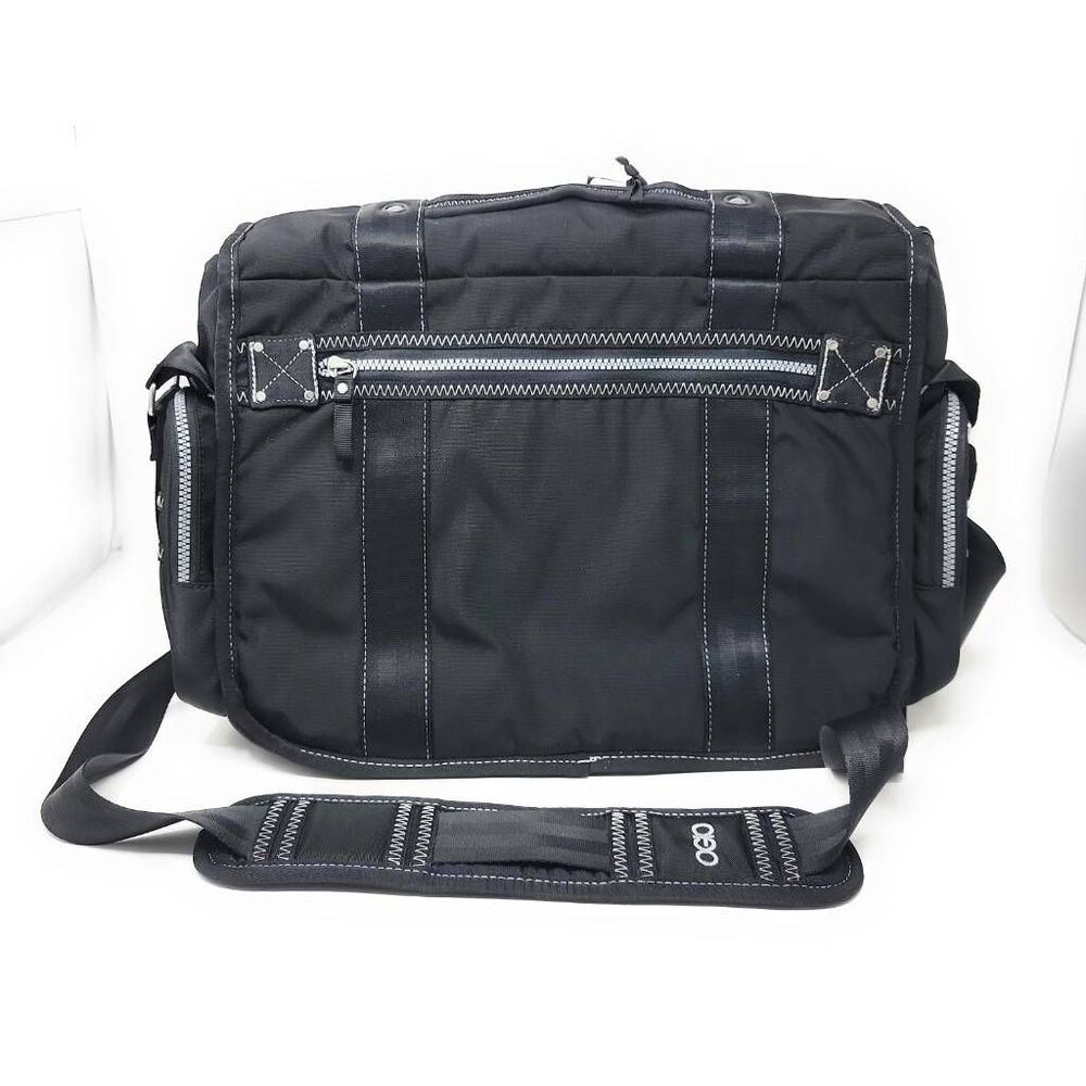 OGIO Monaco Laptop Notebook Messenger Shoulder Bag Black Padded Zip Pockets New